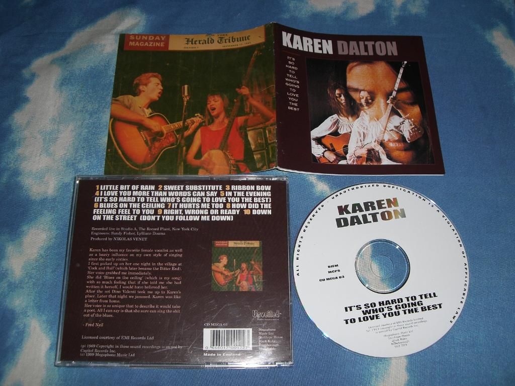 KAREN DALTON - It's So Hard To Tell Who's Going To Love You The Best