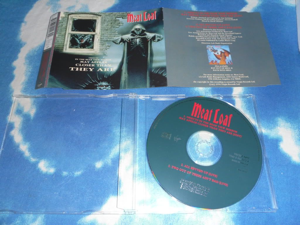 Meat Loaf Objects In The Rear View Mirror May Appear Closer Than They