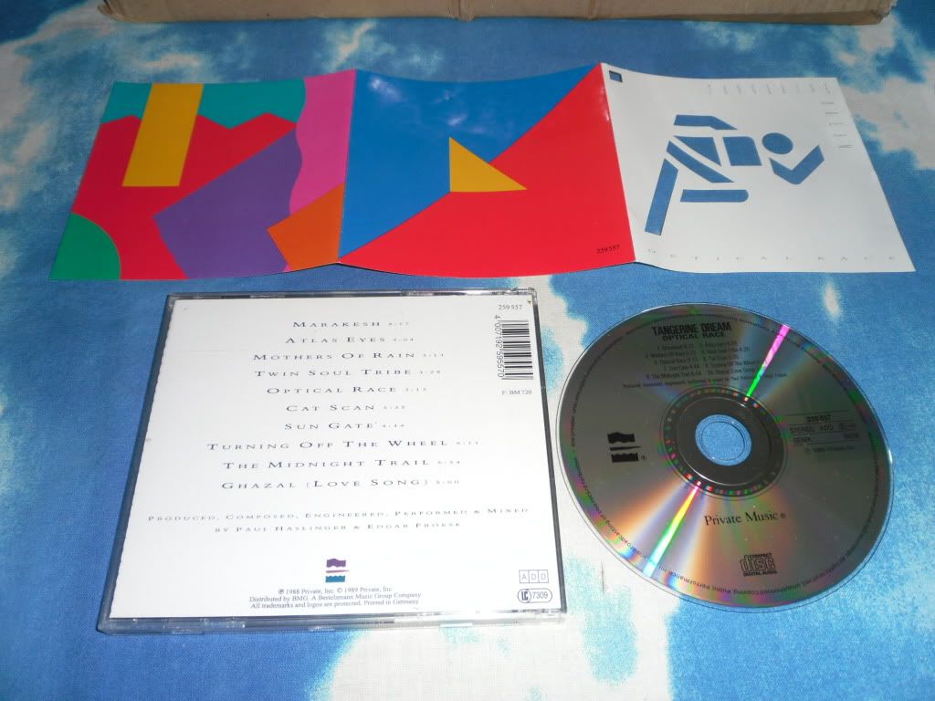 Tangerine Dream Optical Race Records, LPs, Vinyl and CDs MusicStack