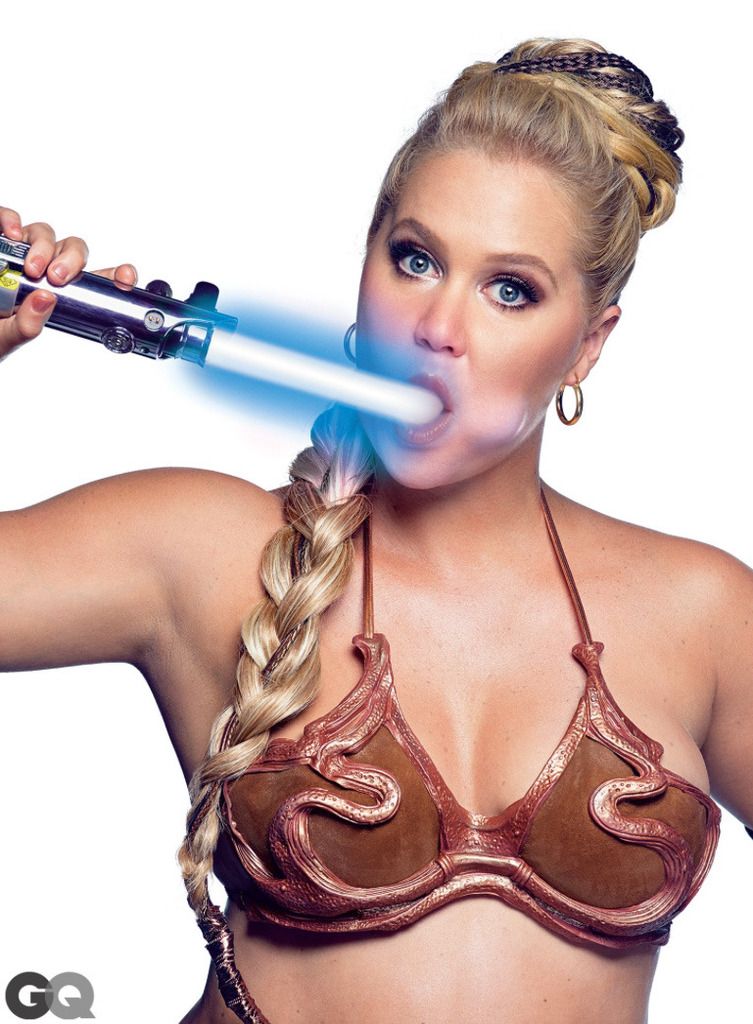 Herečka Amy Schumer si zobrala do úst Star Wars, a to doslova!