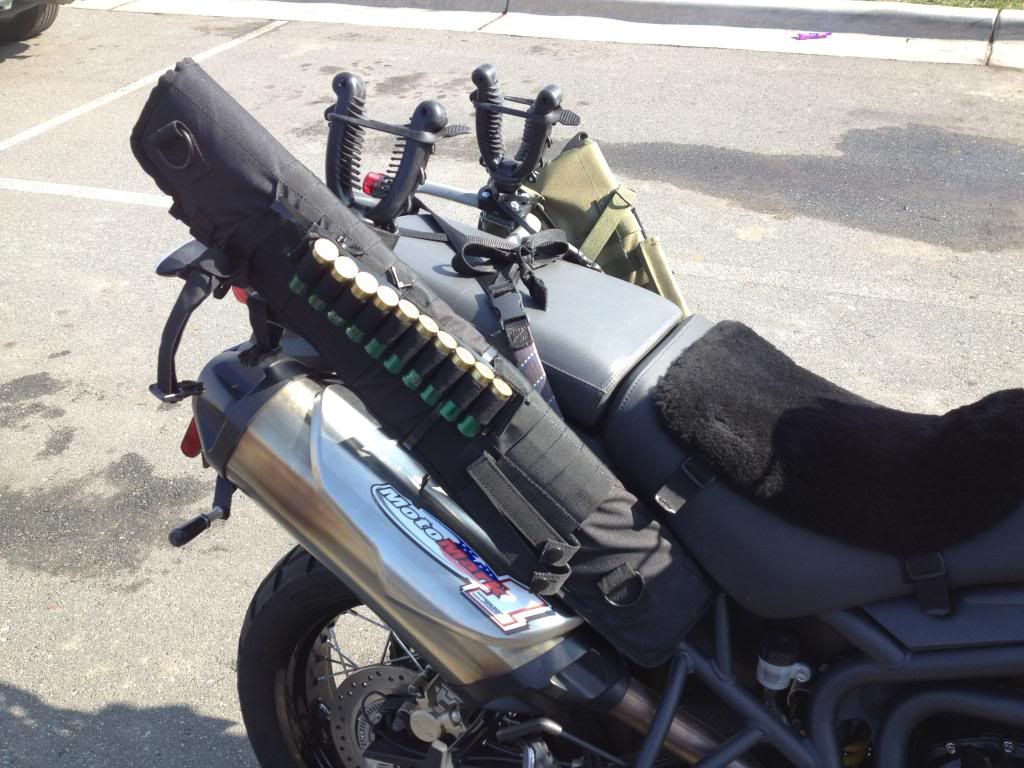 Bmw motorcycle gun rack