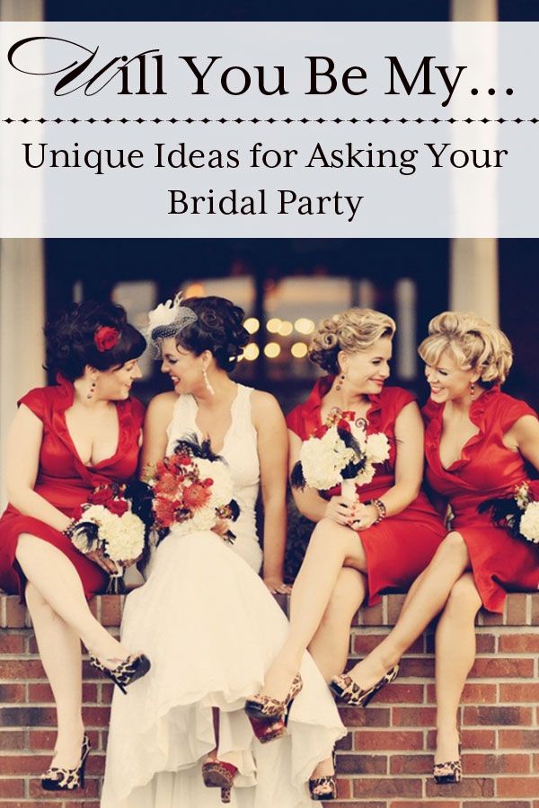 asking bridal party