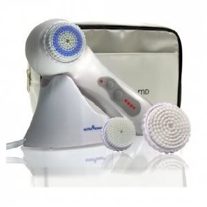 Nutra Sonic ESSENTIAL Face and Body Cleansing Brush System (White - 4 Speed)