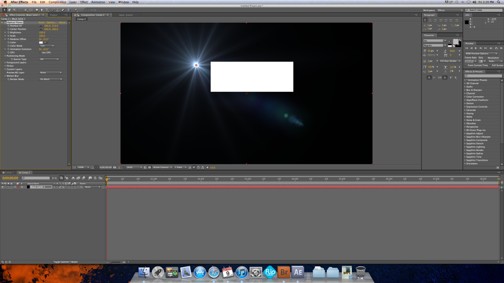 Optical Flares Crashes AE CS5