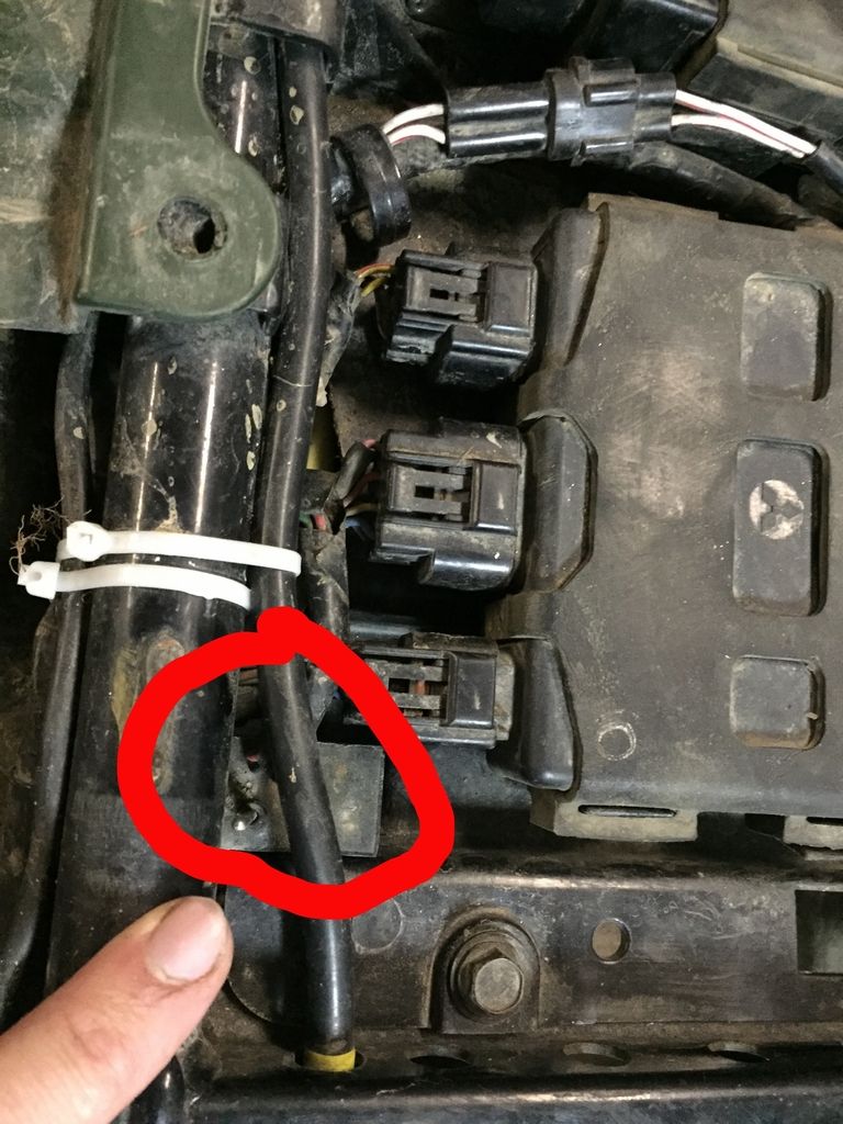 Trying to identify some things - Kawasaki Brute Forum kawasaki brute force fan problems fixing wiring harness 
