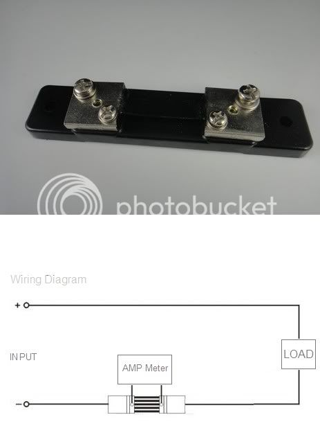 50A 75mV DC Current Shunt For Digital Analog AMP Meter  