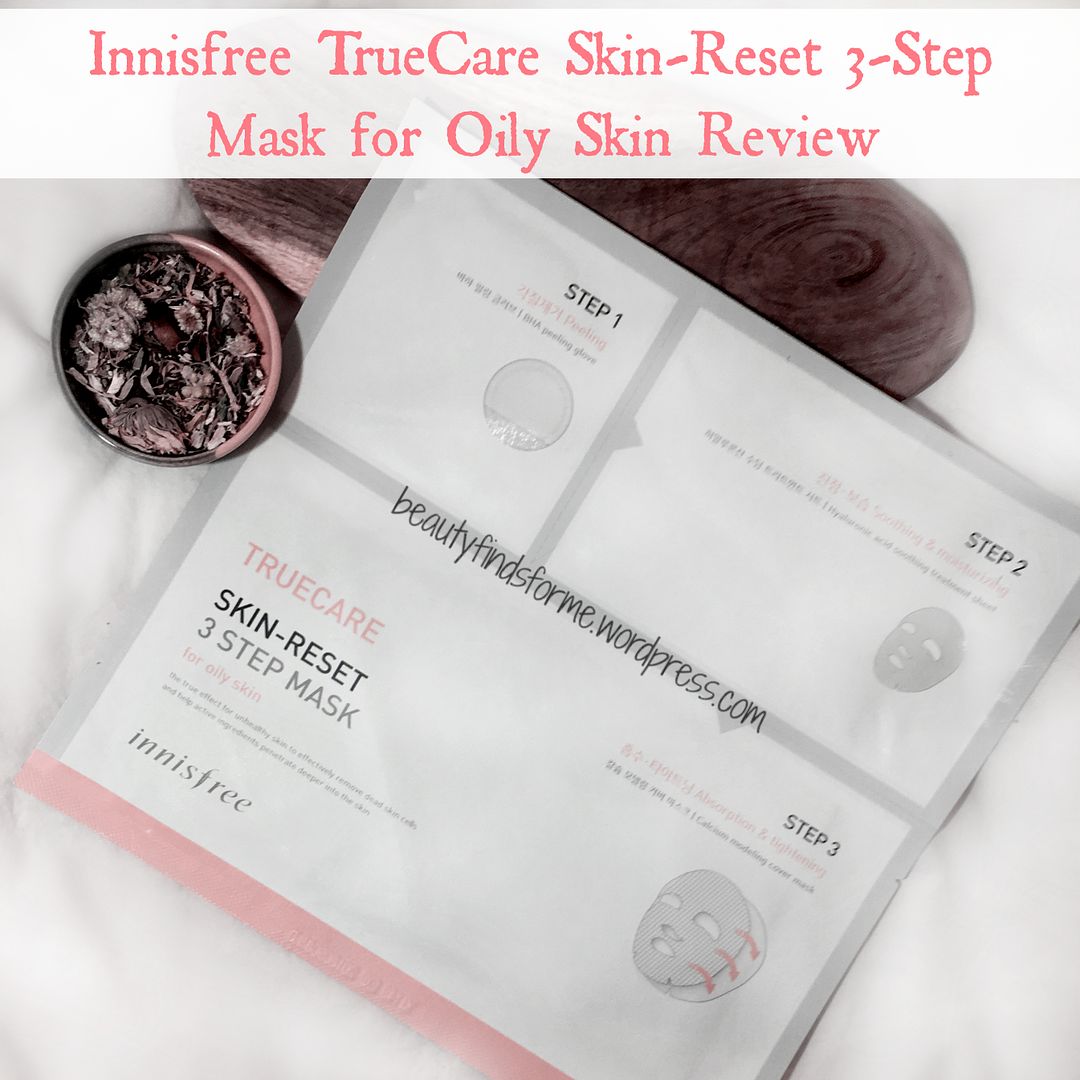 Innisfree TrueCare Skin Reset 3-Step Mask (Oily Skin) Review – Unboxing ...